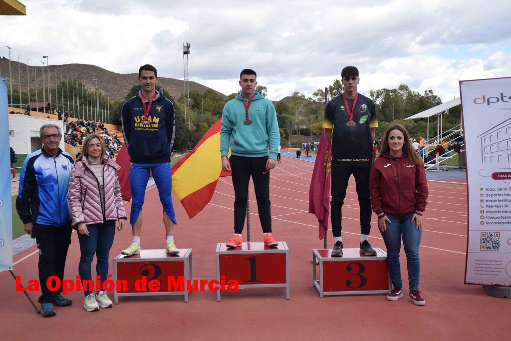 Regional absoluto y sub-23 de atletismo en Lorca