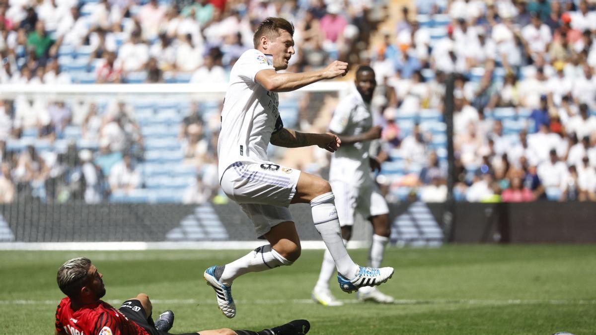 El alemán Toni Kroos, durante un encuentro reciente.