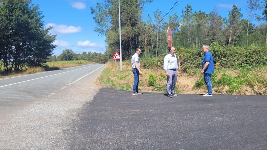 Lalín remata la puesta a punto de la pista que comunica la PO-206 y Fontecabalos