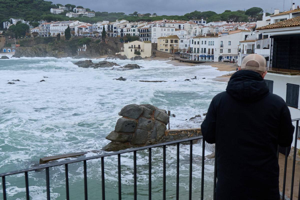 Les imatges del temporal a les comarques gironines