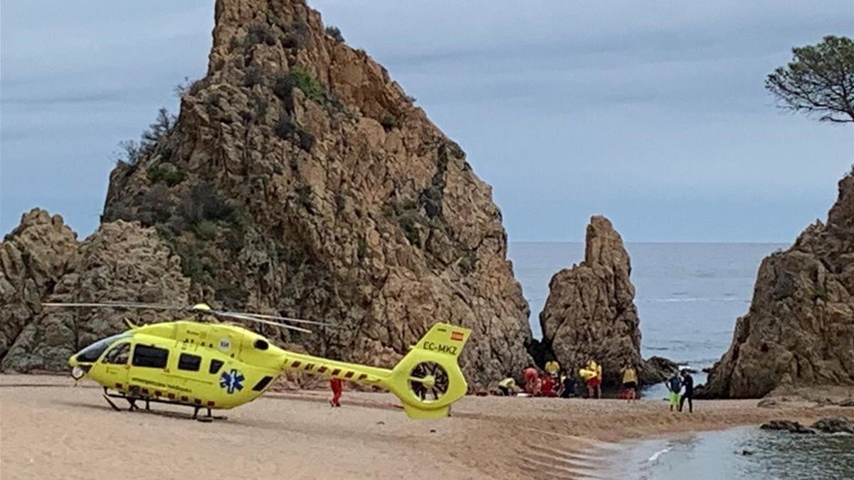 Muere un submarinista cuando hacía inmersión en Tossa