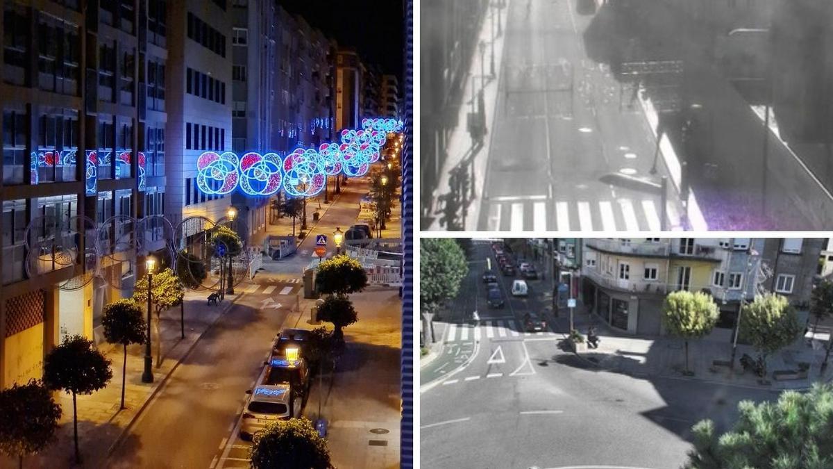 El Paseo de Alfonso y la Plaza de Isabel la Católica ya lucen motivos y arcos lumínicos, también ubicados en la calle Zaragoza que ya probó sus luces en la pasada noche del Día del Pilar.