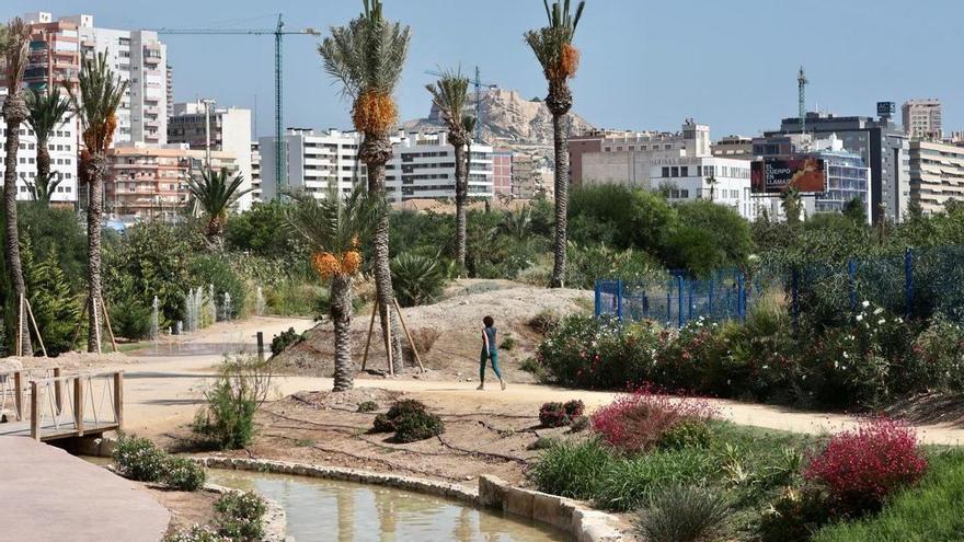Alicante gastará un millón de euros más al año en mantener nuevas zonas verdes de la ciudad