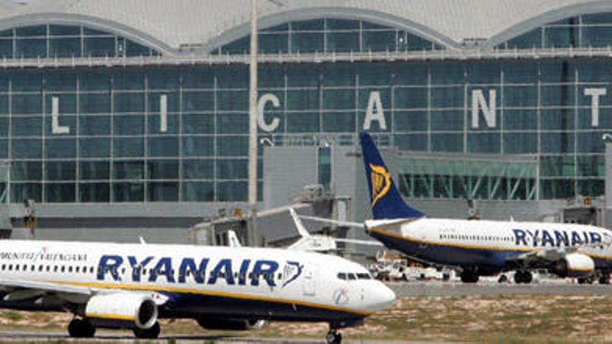 Ryanair amplía a 48 destinos su oferta de vuelos desde Alicante