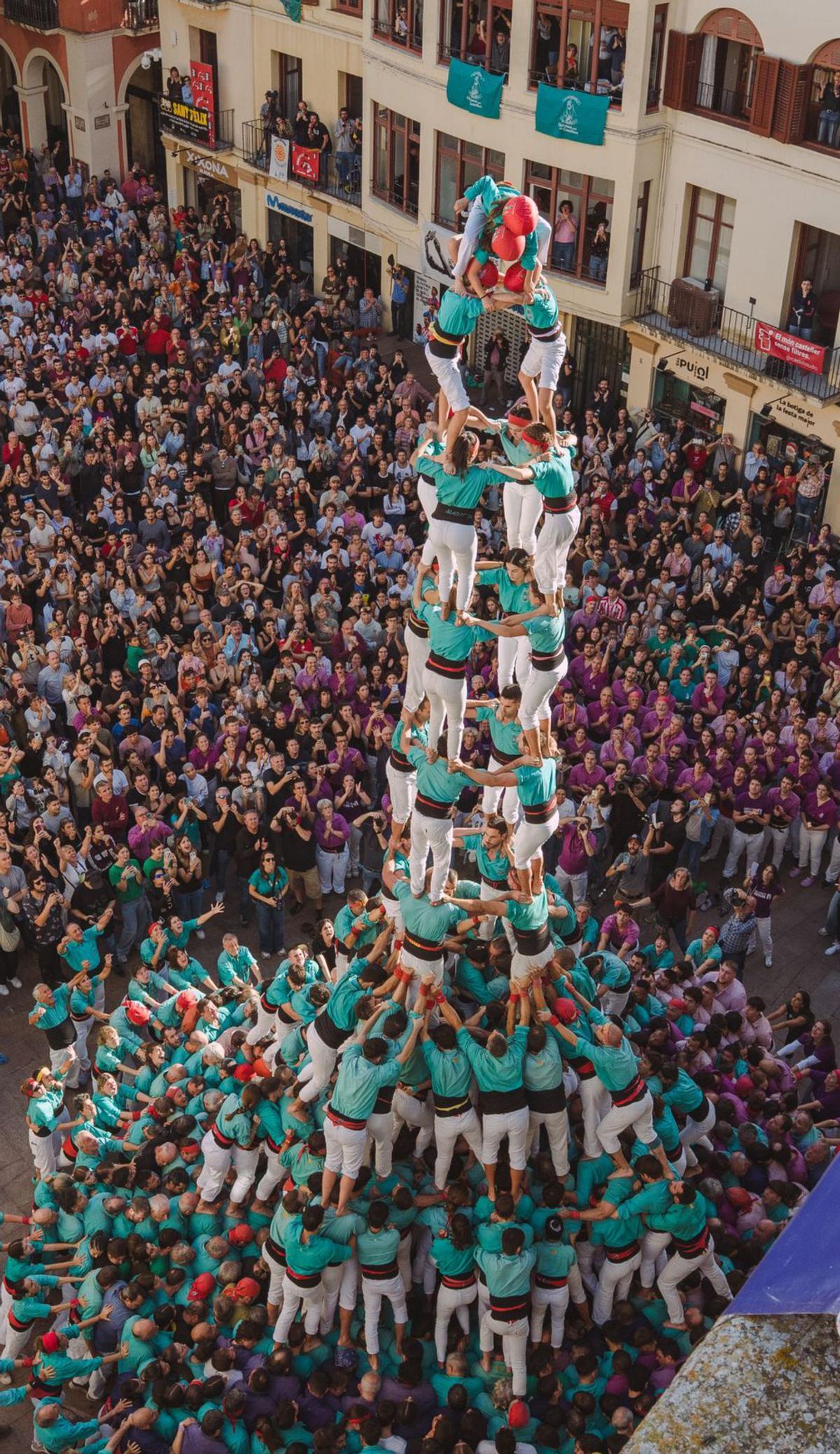 Els Castellers de Vilafranca firmen la millor diada