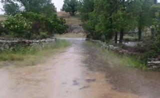 Alerta en Villanueva de Valrojo por las intensas lluvias