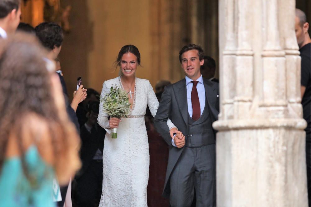 Martina Jáudenes, ahijada del Rey, se ha casado en Palma.