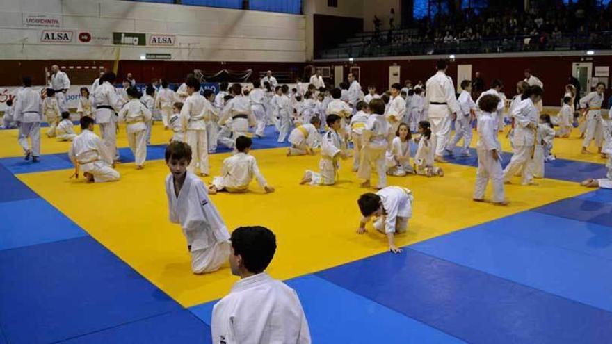 El Grupo reúne a 150 pequeños judokas en una exhibición