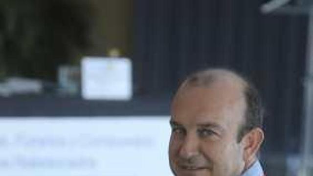 Juan Antonio Conesa en un receso del congreso.