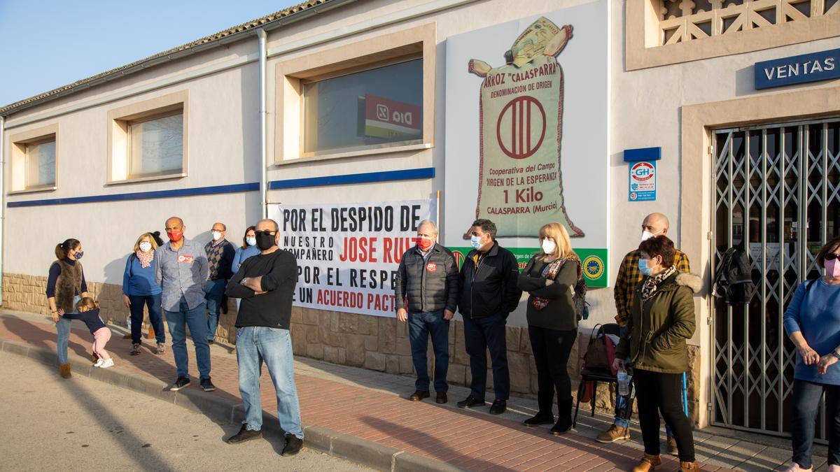 Huelga en la cooperativa 'Virgen de la Esperanza' en Calasparra