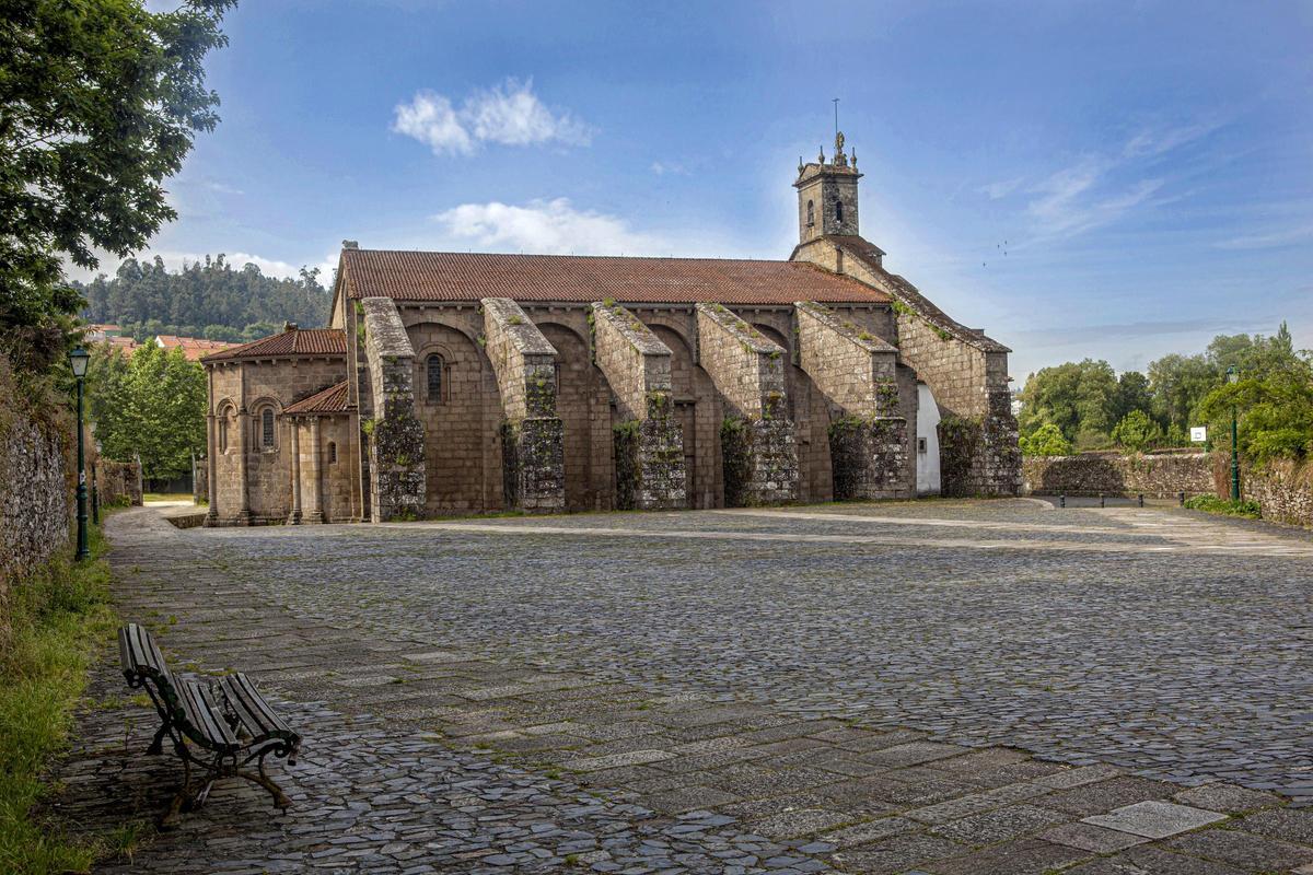 La iglesia de la Colegiata del Sar en la actualidad