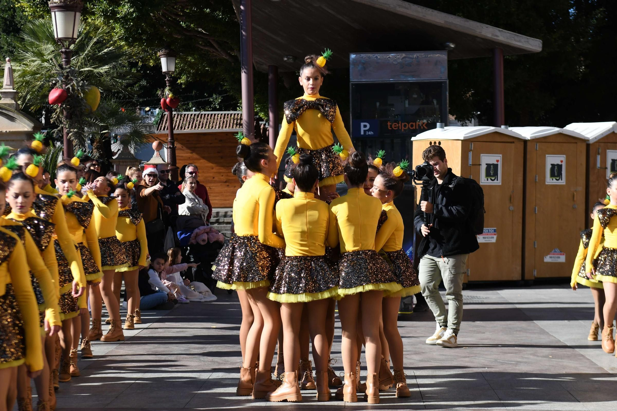 Las mejores imágenes del desfile de Papá Noel en Murcia