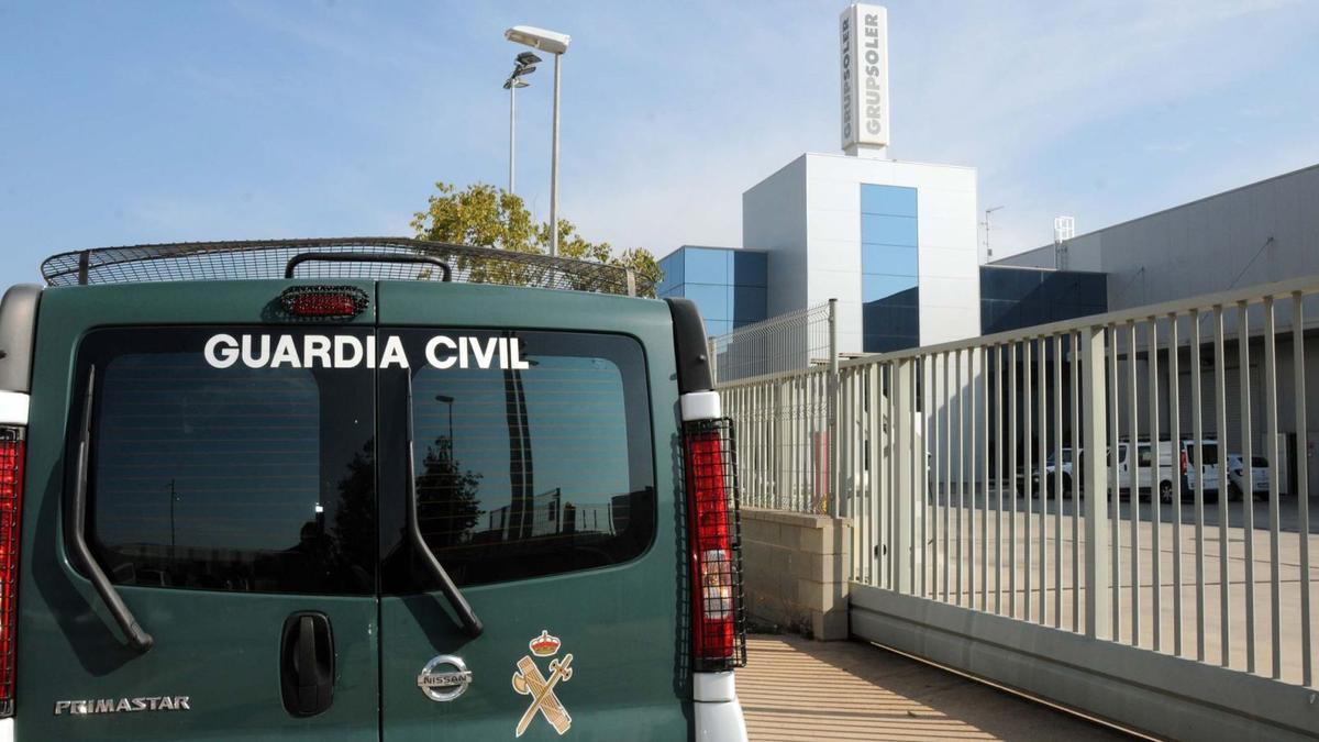 Escorcoll de la Guàrdia Civil a la seu del Grup Soler, l’octubre del 2015