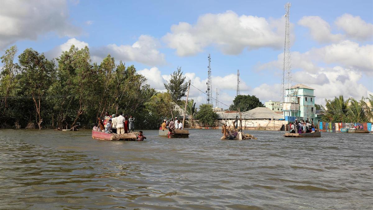 Imagen de archivo de inundaciones en Somalia.