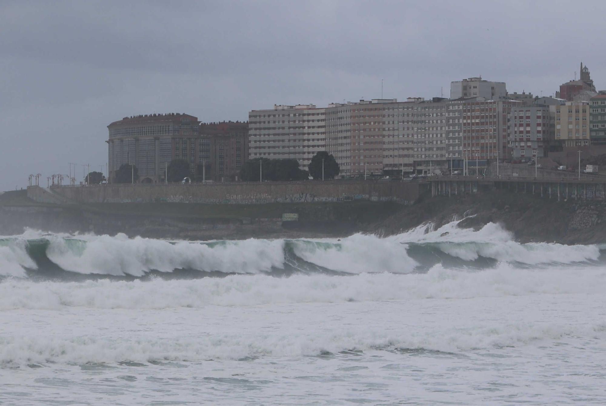 Temporal en A Coruña este lunes