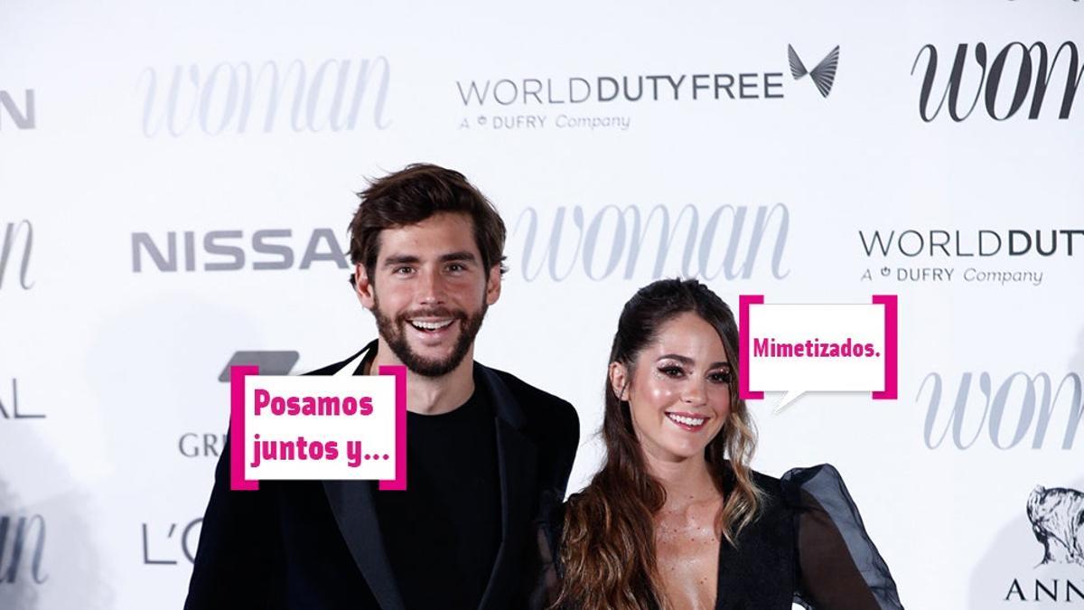 Sofía Ellar y Álvaro Soler posan juntos en los Premios Woman 2019