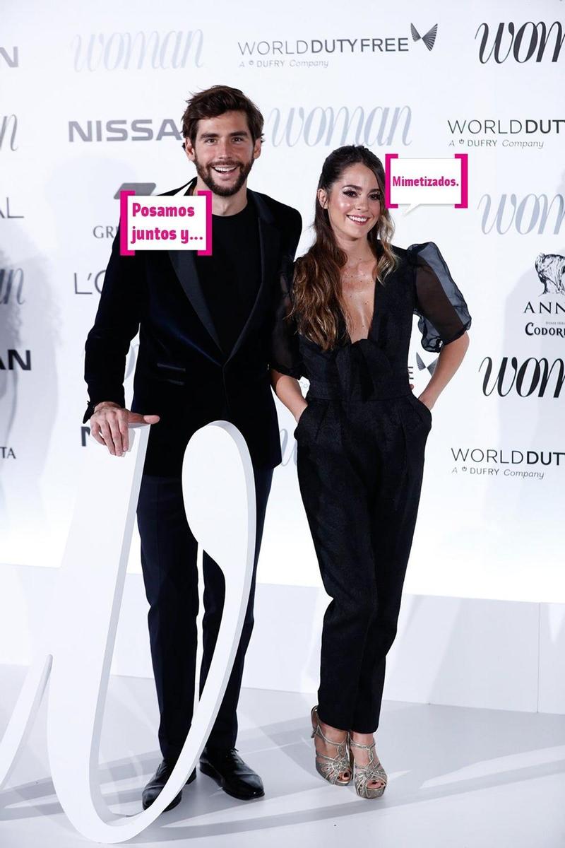 Sofía Ellar y Álvaro Soler posan juntos en los Premios Woman 2019