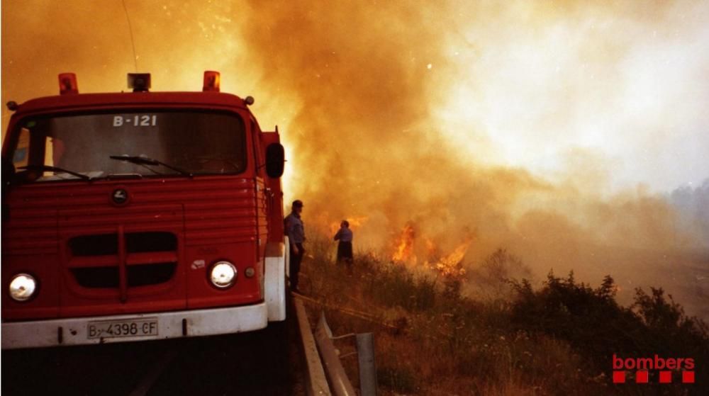 25 anys dels grans incendis que van cremar més de 45.000 hectàrees a Catalunya