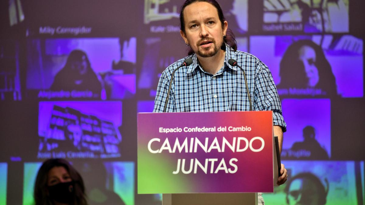 iglesias consejo confederal unidas podemos lema  campaña