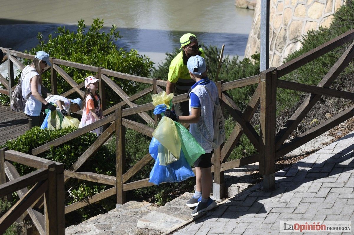 Todas las imágenes del reto de limpieza del río Segura en Murcia