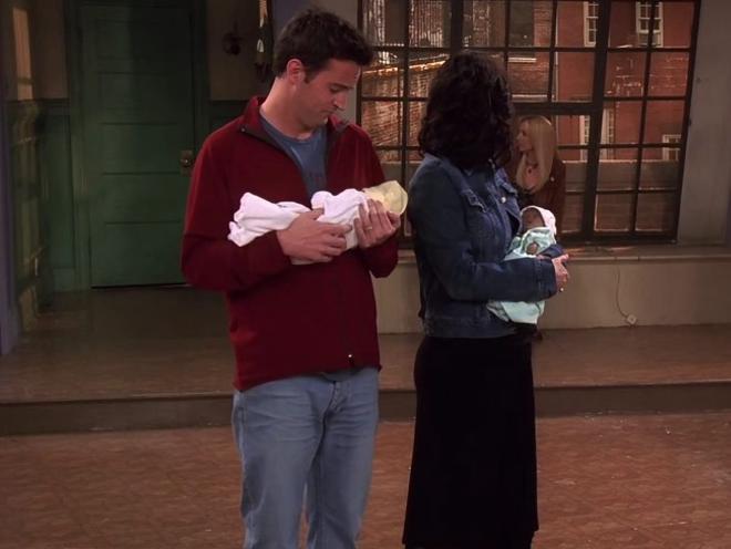 Chandler Bing en el episodio final de Friends