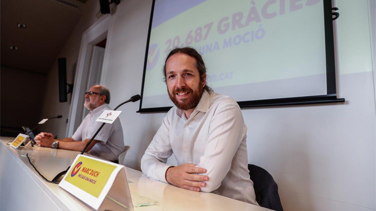 Marc Duch, dirigente de 'Més que una Moció' y uno de los impulsores del voto de censura contra Josep María Bartomeu