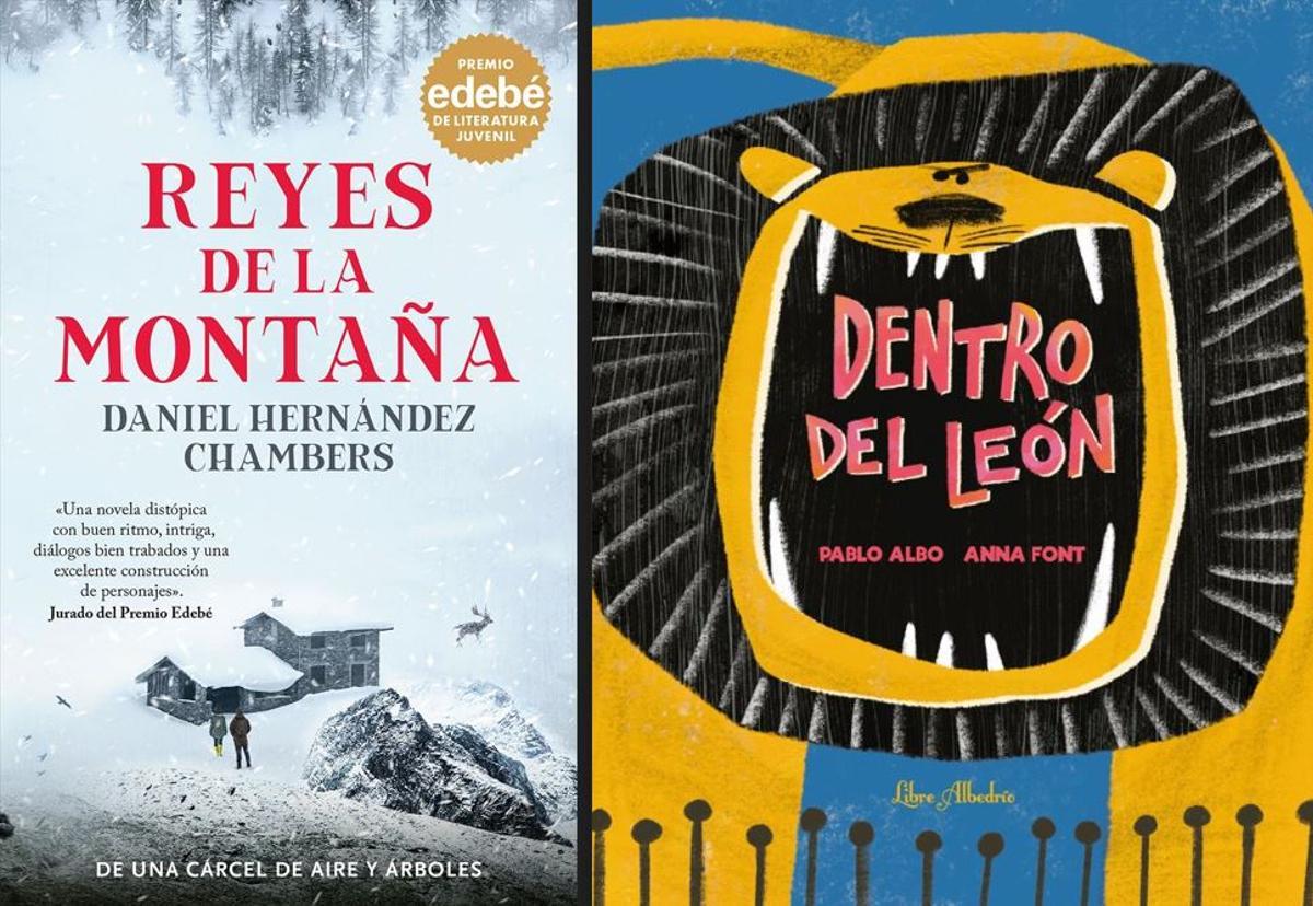 "Reyes de la montaña", de Daniel Hernández Chambers, y "Dentro del león", de Pablo Albo