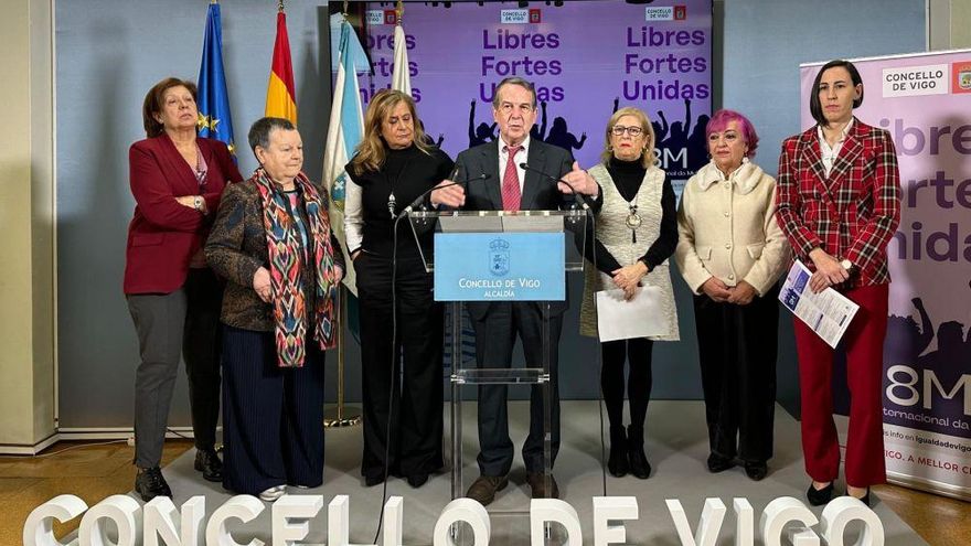 «Libres, fortes e unidas», lema del 8M en Vigo