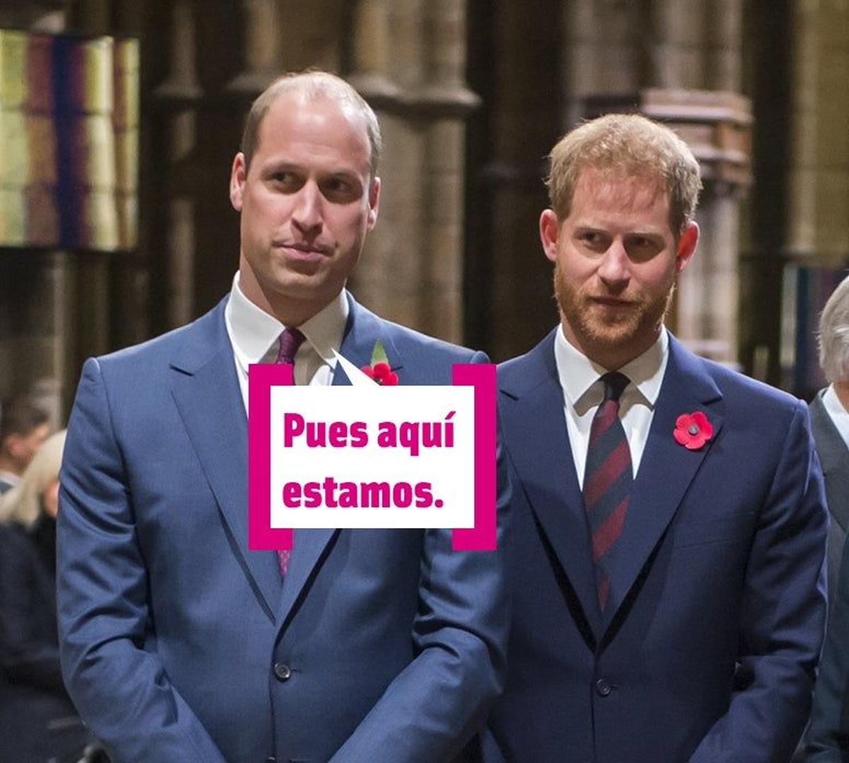 Los duques de Cambridge y Sussex: príncipe Guillermo y príncipe Harry
