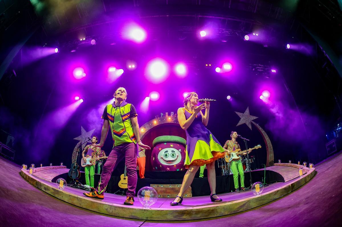 El Pot Petit durant el seu concert al Cap Roig.