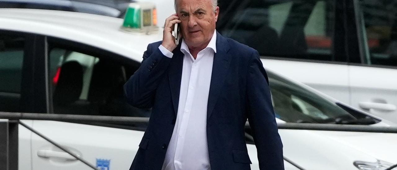 El juez Manuel García Castellón entrando en la Audiencia Nacional, en Madrid