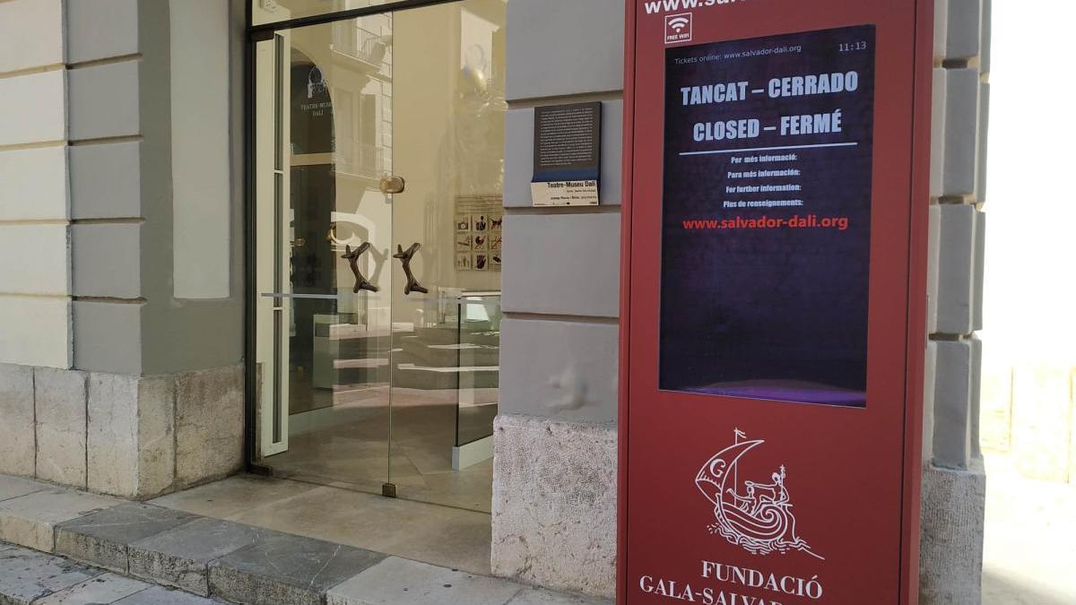 El Museu Dalí està tancat al públic.
