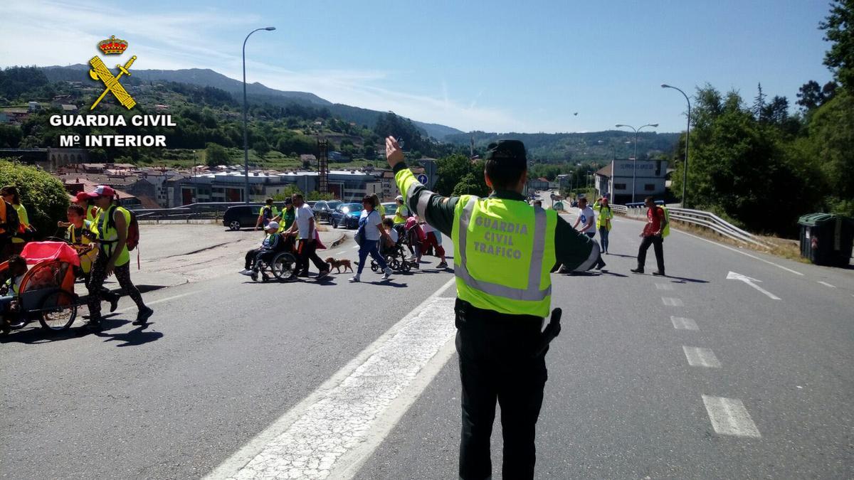 Operativo de Tráfico para auxiliar al peregrino