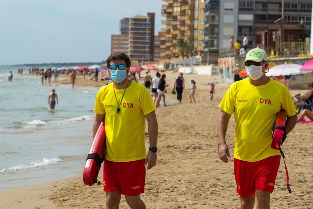 Primer fin de semana de playas abiertas al baño