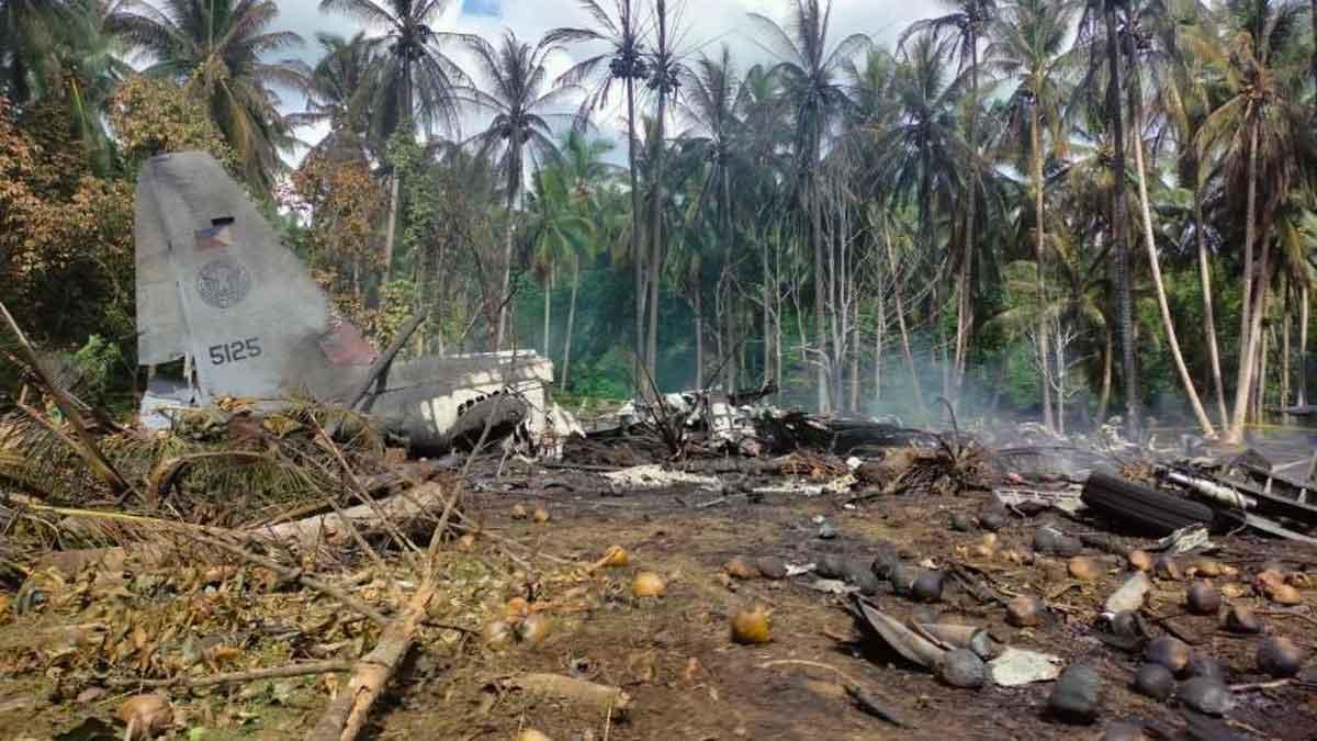 Al menos 29 muertos en un accidente de un avión militar en Filipinas