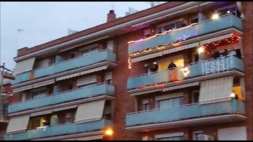 Contra el confinament, ballaruga als balcons