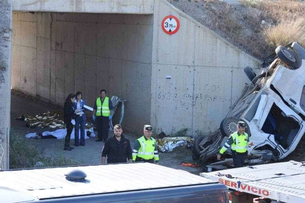 Grave accidente en la autovía Lorca-Águilas