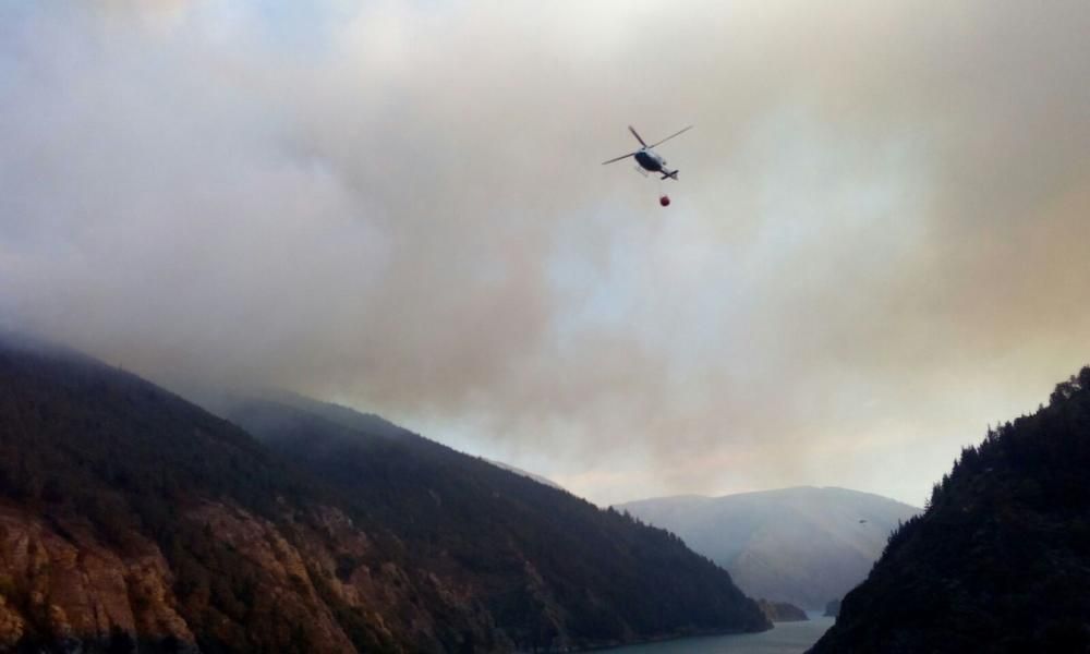 Incendio entre Allande y Grandas de Salime