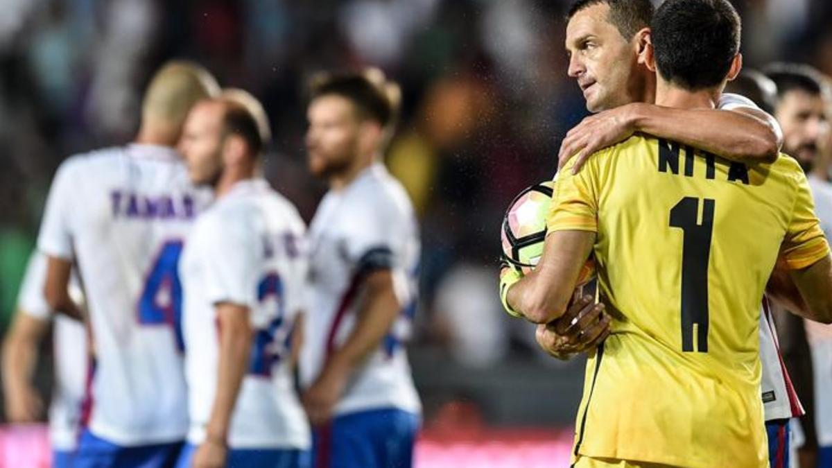 El Steaua celebró la clasificación para la cuarta eliminatoria contra el Sparta de Praga