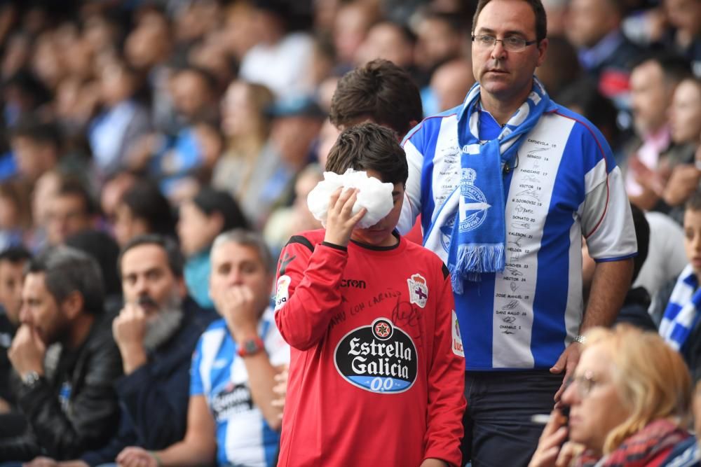 La afición se lo pasó en grande ante el Málaga