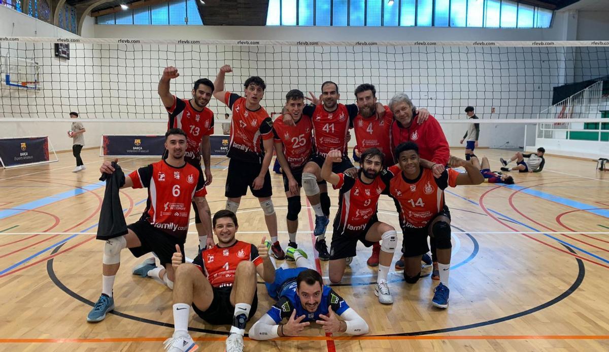 El Familycash Xàtiva ganó en la cancha del FC Barcelona por 1-3 (25-19, 16-25, 18-25,20-25).