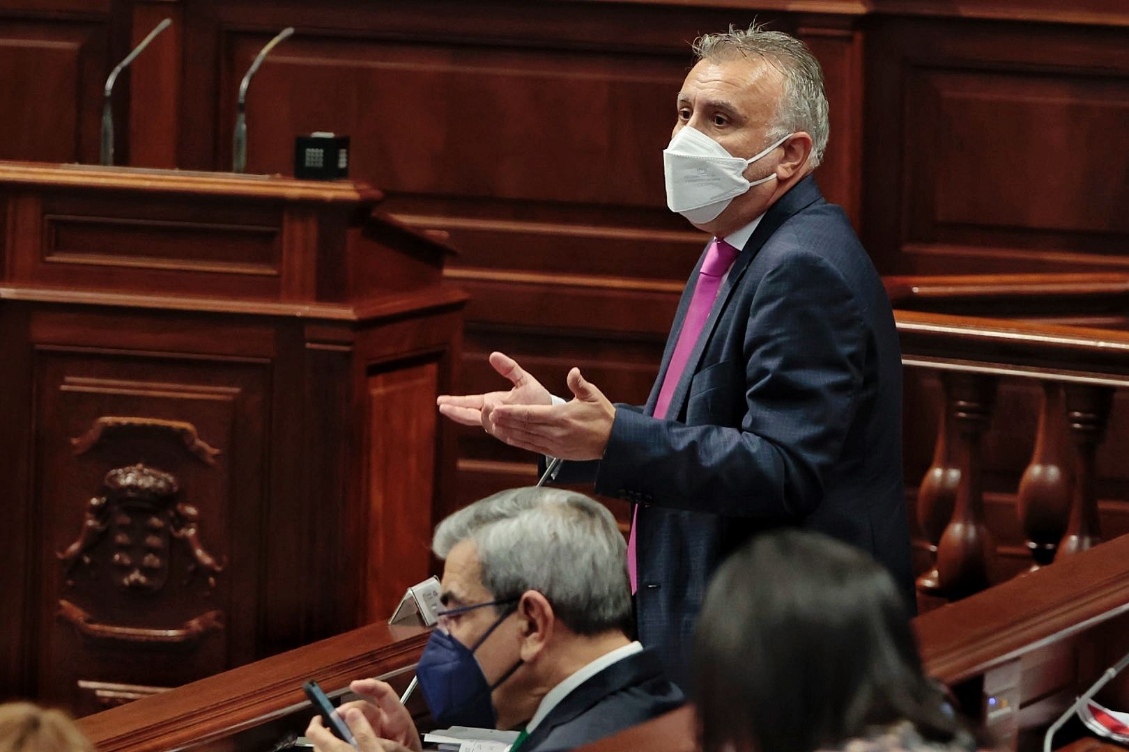 Pleno del Parlamento de Canarias (08/02/2022)