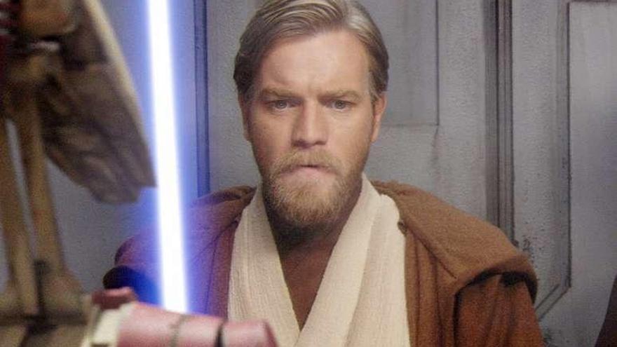 El actor Ewan McGregor en su papel de Obi-Wan Kenobi.