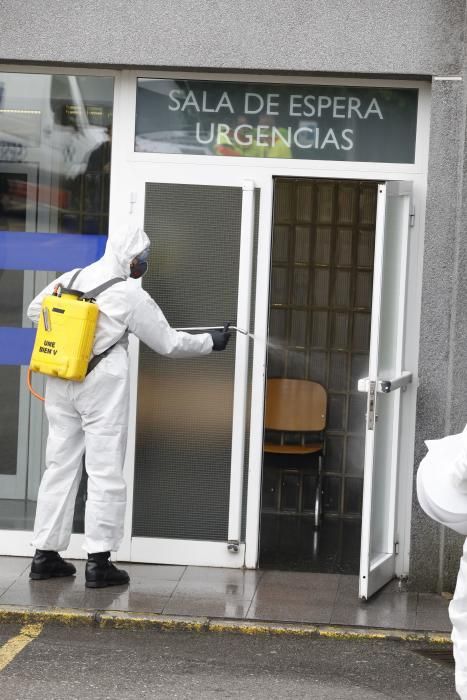 Coronavirus en Asturias: La UME, en Gijón