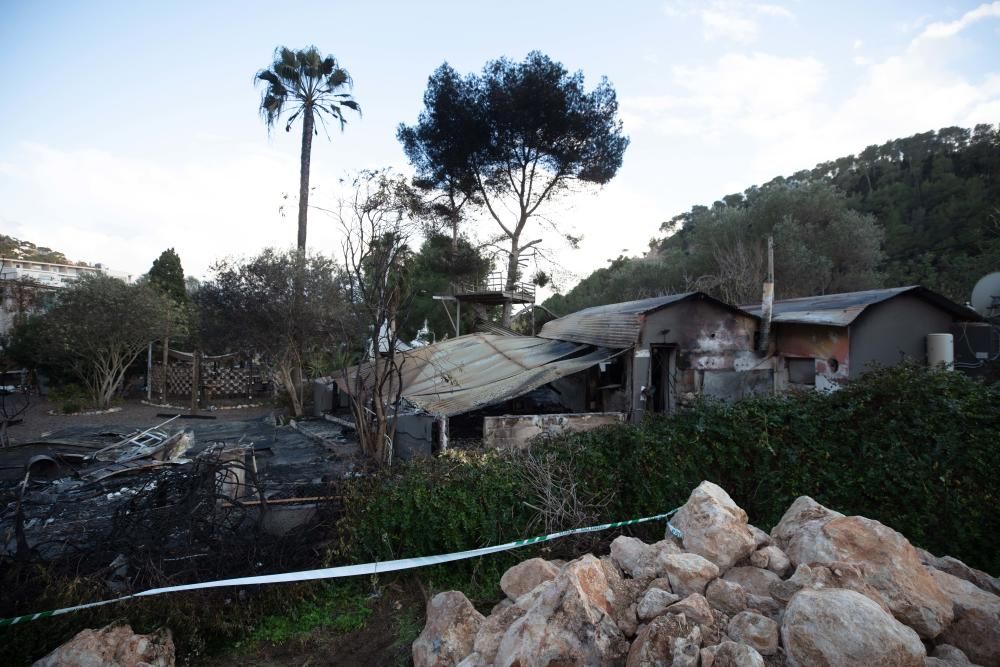 Estado en el que ha quedado el negocio tras el incendio