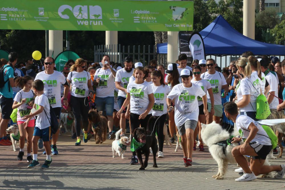 El Parque Huelin ha acogido la primera edición de un evento destinado a las mascotas y a sus dueños, con carreras en diversas categorías, actividades gratuitas y numerosos stands