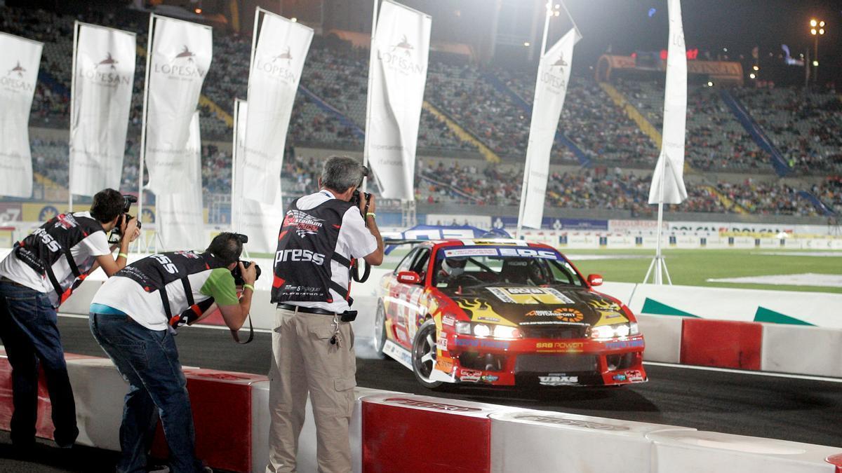 El Rally Islas Canarias coge el testigo del Stadium Race y toma el Estadio de Gran Canaria