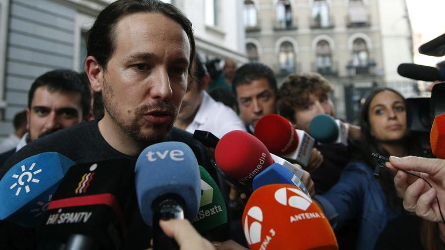 Pablo Iglesias: "Por desgracia el PSOE le va a dar el Gobierno al PP"