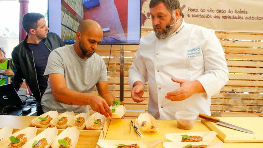 “Showcooking” del cocinero Miguel Mosteiro. |   // IÑAKI ABELLA