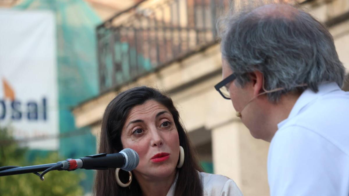 Espido Freire, estrella invitada de la primera jornada de la Feria del Libro de Zamora